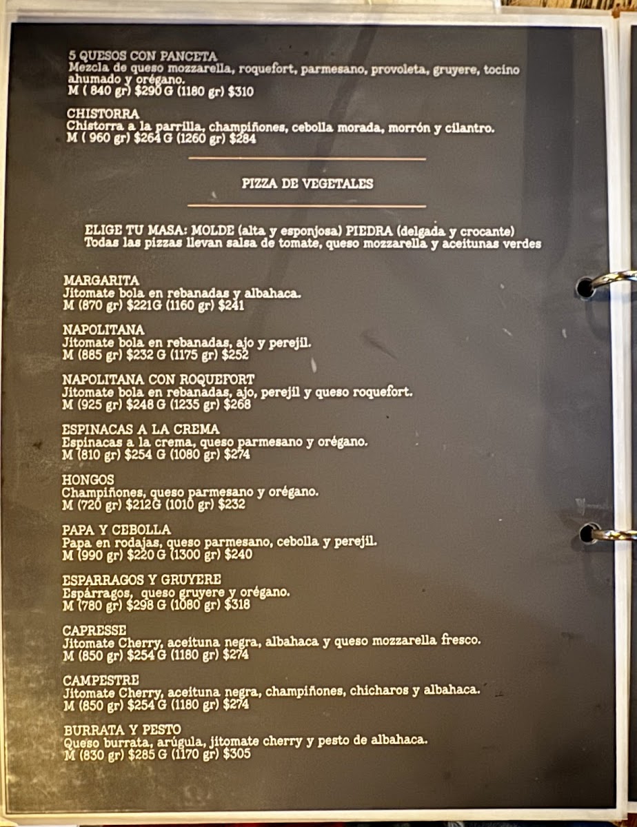 Progreso | Pizza & Café (Salón) Menu - Image 3